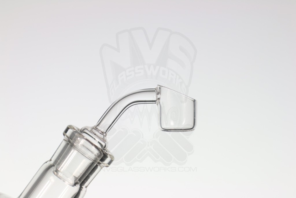 Generic Quartz - 2.5mm Thick Slanted Top Banger - 18M45