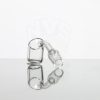 Generic Quartz - 2.5mm Thick Slanted Top Banger - 14M45 view 2