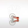 US Tubes 14mm ICP Slide - Light Red view 2