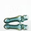 Dichro Onie/Chillum - Gold dichro over Aqua glass view 3