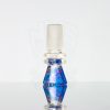 Turtle Time Glass 18mm Slide - Blue Rainbow view 3