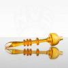 Vigil Glass Terp Scoop Bubble Cap - Trans Orange view 1