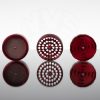 Cali Crusher 2.35" Quick lock 4pc Red view 5