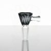 Koji Glass Worked Slide 14mm - Black Grey White view 1