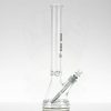 US Tubes 18" 7mm Beaker 57 - Trans Black Downstem - Charcoal Label view 4