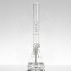 US Tubes 18" 7mm Beaker 57 - White Downstem - White Label view 1