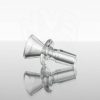 US Tubes 18" 7mm Beaker 57 - White Downstem - White Label view 10