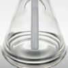 US Tubes 18" 7mm Beaker 57 - White Downstem - White Label view 6
