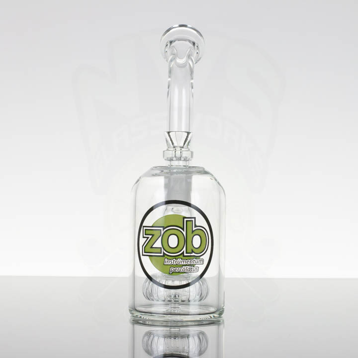 Zob Large Circ Bubbler - Green with Black Circle