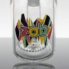 Zob Large Circ Bubbler - Rasta Shatter view 5