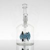 ZOB 110M Bubbler - Light Blue Black Shatter view 1