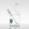 ZOB 110M Bubbler - Light Blue Black Shatter view 5