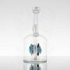 ZOB 110M Bubbler - Light Blue Black Shatter view 4