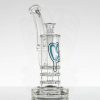 C2 50MM Triple Ratchet Bub - Teal Drip Logo view 5