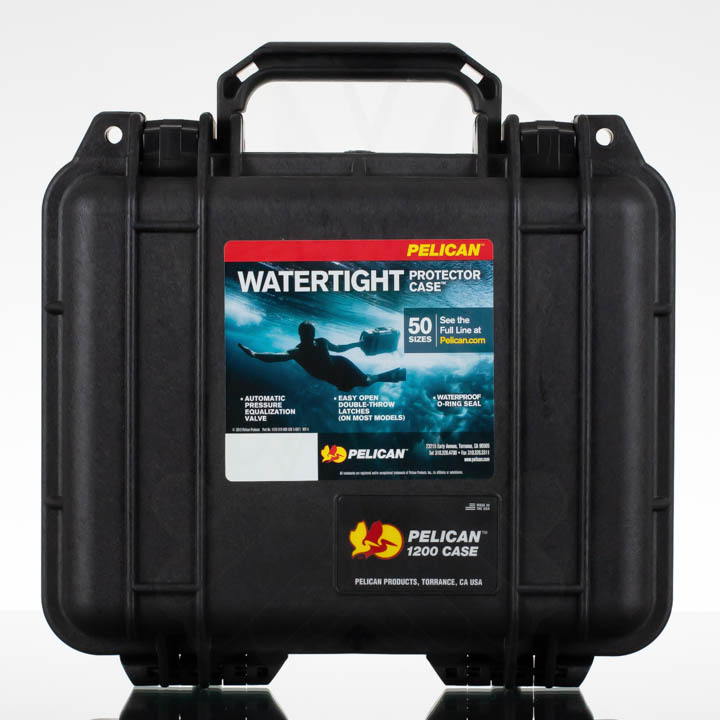 Pelican 1200 Case - Black