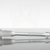 US Tubes 6.5in 65 Oversized 18-24mm 3-Slit Downstem - Clear view 2