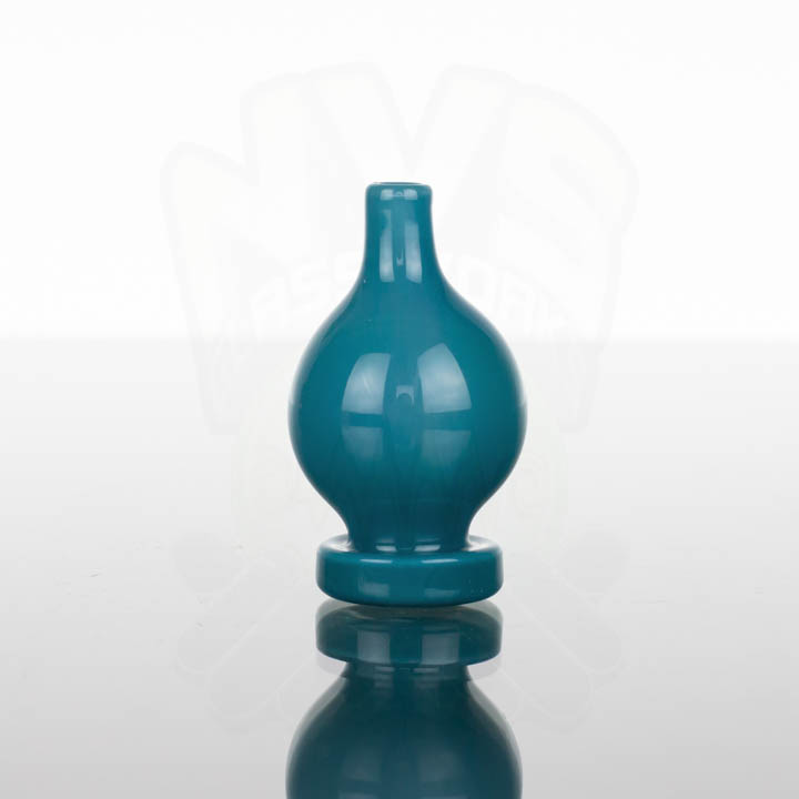 Vigil Glass - Bubble Cap - Light Aqua