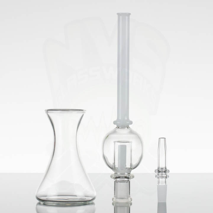 Pulsar Bubble Vapor Vessel with Quartz Tip - White
