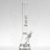 US Tubes 18in Beaker 55 - 24mm Joint - Pink Outline Label view 2