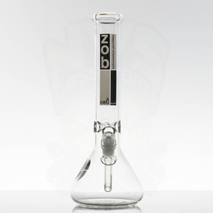 ZOB 14in OG Beaker - Black Grey Checkered with Checkered Side Circle