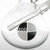 ZOB 14in OG Beaker - Black Grey Checkered with Checkered Side Circle view 5