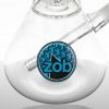 ZOB 20in Double UFO Beaker - Blue Black Oval view 6