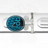 ZOB 20in Double UFO Beaker - Blue Black Oval view 7