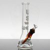 US Tubes 13" 9mm Beaker 59 - Amber Joint Downstem - Brown label view 2
