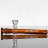 US Tubes 13" 9mm Beaker 59 - Amber Joint Downstem - Brown label view 7