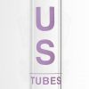 US Tubes 14in Beaker 55 14-24mm Joint - Purple Downstem - Purple label view 8