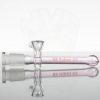 US Tubes 17in Beaker 55 14-24mm Joint - Pink Downstem - Pink White Label view 7