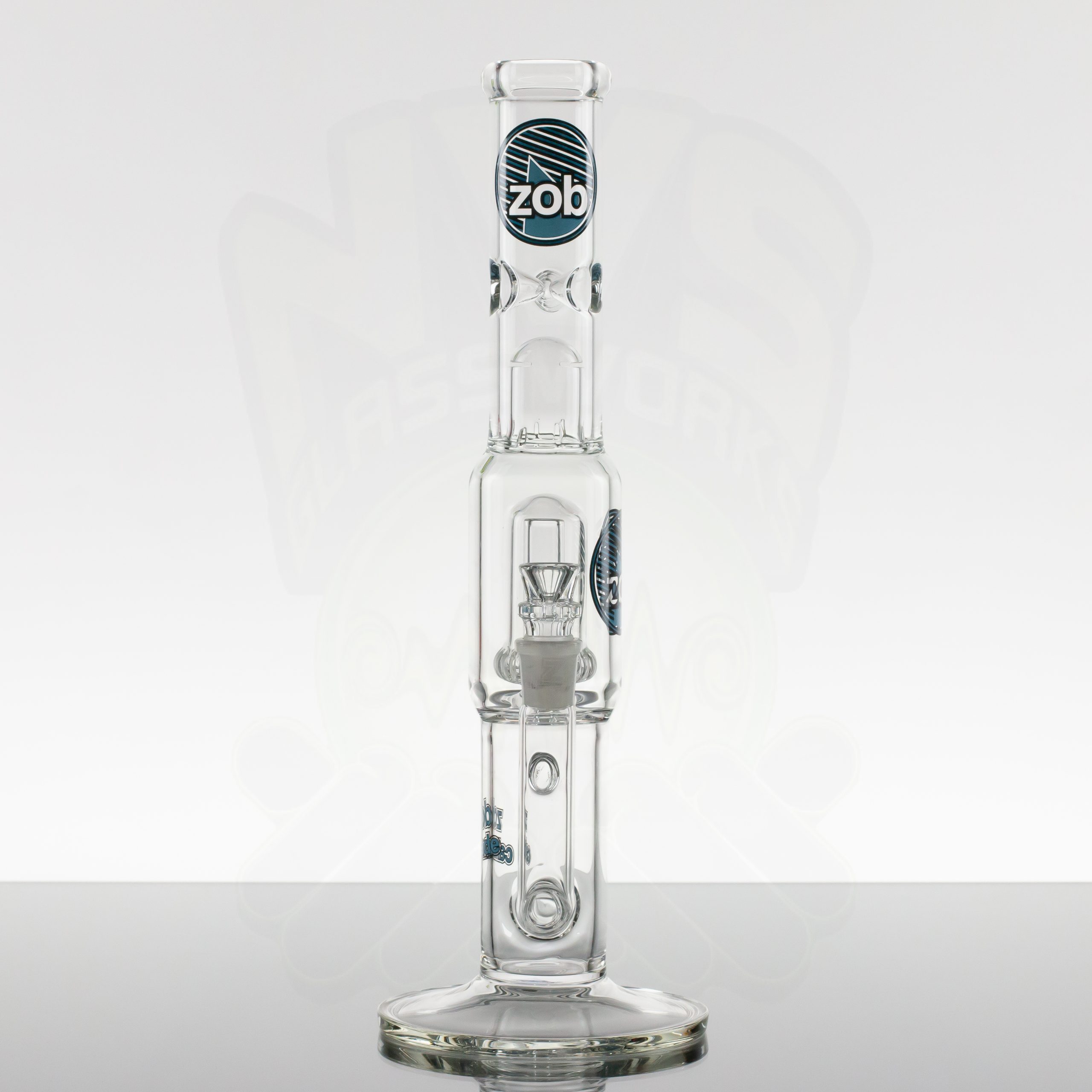 ZOB 15in Stemless UFO Straight - Blue Black Stripes