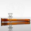 US Tubes 13in 7mm Beaker - Amber - Brown White Label view 7