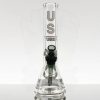 US Tubes 13in 9mm Beaker - Trans Black - Charcoal White Label view 1