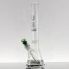 US Tubes 17in Beaker 55 - 18mm-24mm - 3 Slit Downstem - Green White Label view 1
