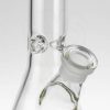US Tubes 18in Beaker 55 14-24mm White Downstem - Red White Logo view 5