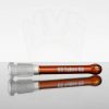 US Tubes 6.0in 60 Oversized 14-24mm 3-Slit Downstem - Amber view 3