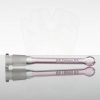 US Tubes 6.5in 65 Oversized 14-24mm 3-Slit Downstem - Trans Pink view 1