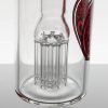 ZOB Large 8arm Bubbler - Red Black Circle view 5