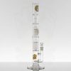 ZOB Mini 18.5in Stemless Double 8arm - Black Stripes Yellow Circle view 2