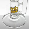 ZOB Mini 18.5in Stemless Double 8arm - Black Stripes Yellow Circle view 4