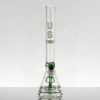 US Tubes 18in 9mm Beaker - 18-24mm 3-Slit Green - Green White Label view 1
