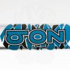 ZOB 18in OG Beaker - Blue Black Shatter view 5