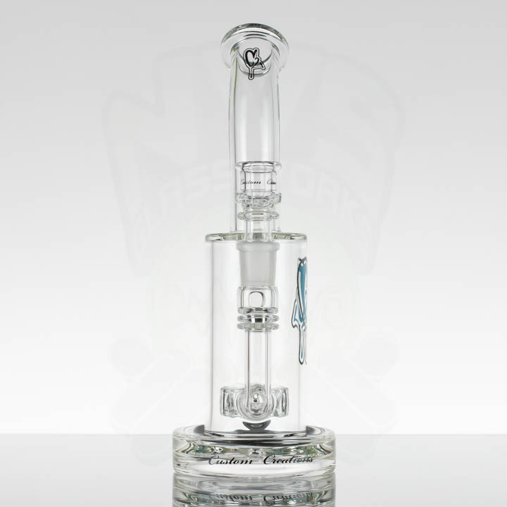 C2 65MM Circle Disc Bent Neck - Blue C2 Drip