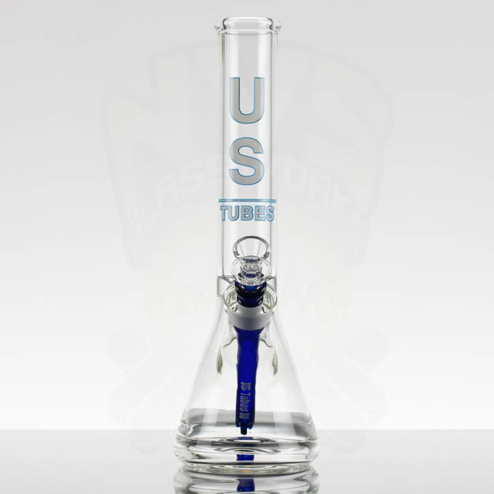 US Tubes Beaker 45 - Cobalt - Blue White Logo