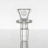 US Tubes 18in Beaker 57 - Ice Ring - 14-24mm Green - Green White Logo view 9