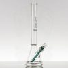 US Tubes 18in Beaker 57 - Ice Ring - 14-18mm Aqua - Aqua White Logo view 4