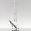 US Tubes 18in Beaker 57 - Ice Ring - 14-18mm Aqua - Aqua White Logo view 2