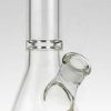 US Tubes 18in Beaker 57 - Ice Ring - 14-18mm Aqua - Aqua White Logo view 5