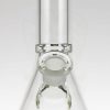 US Tubes 18in Beaker 57 - Ice Ring - 14-24mm Green - Green White Logo view 6